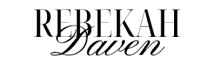 Logo for Rebekah Daven Photography